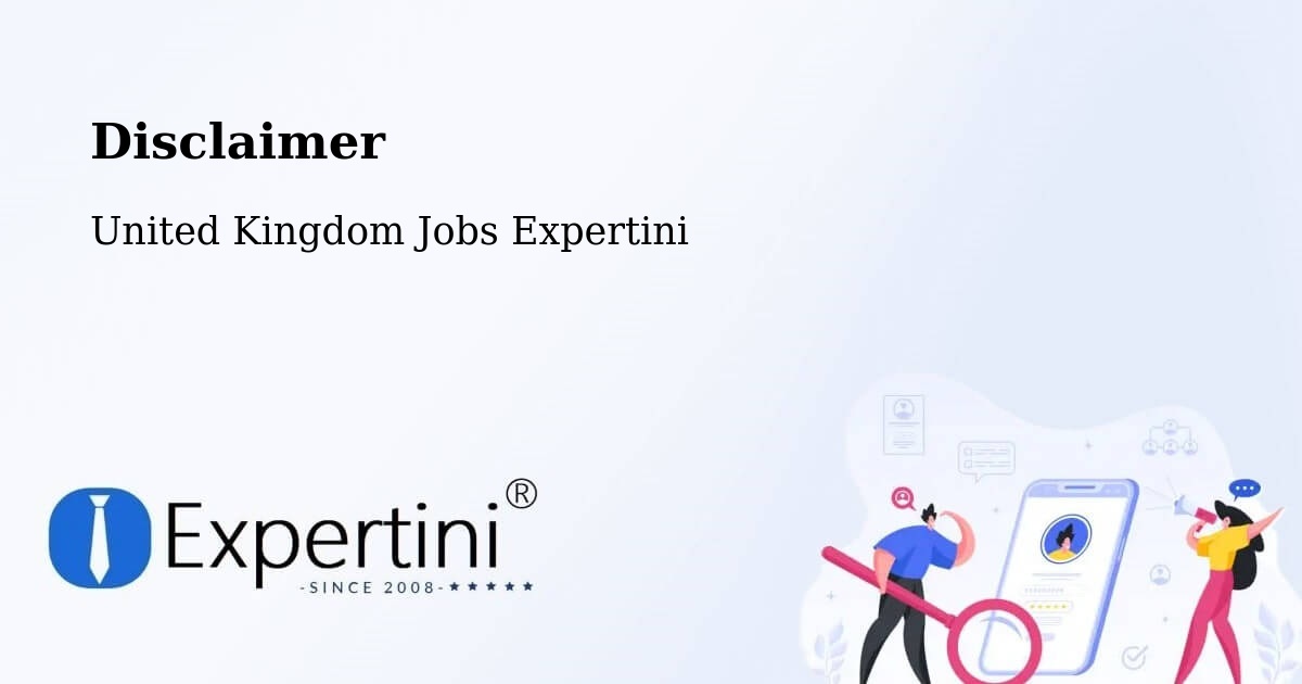 Disclaimer – Winwick - United Kingdom Jobs Expertini